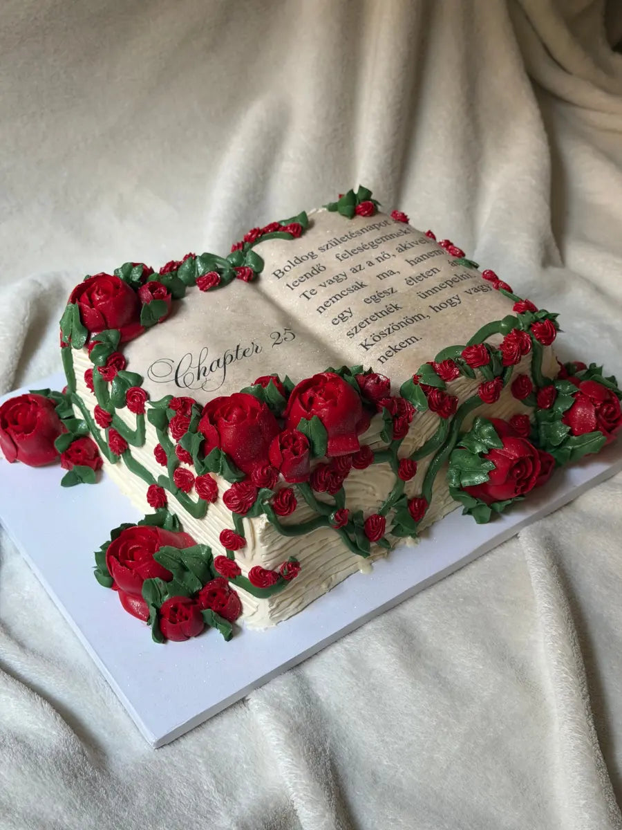 Book cake