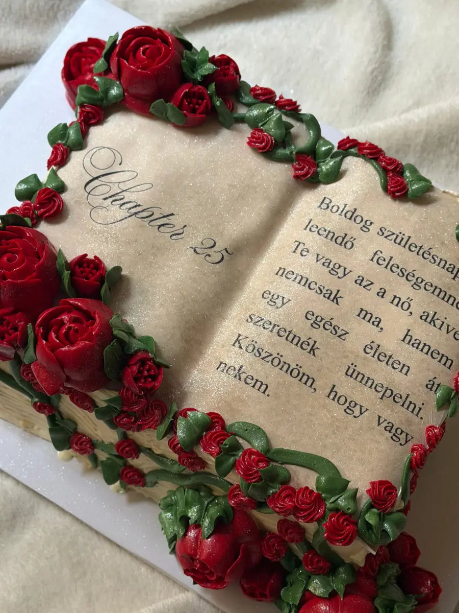 Book cake