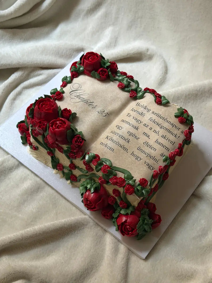 Book cake