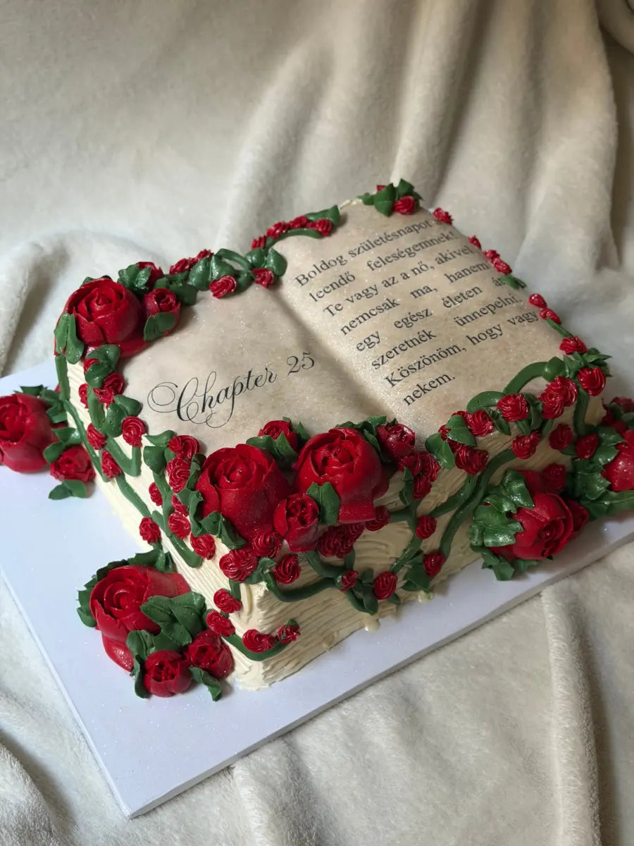 Book cake